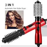 3-in-1 Rotating Hair Dryer Brush – Automatic Curler & Hot Air