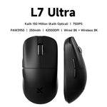MCHOSE L7 Ultra – mouse gamer inalámbrico ultraligero 39 g PAW3395 y Dual 8K