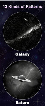 Proyector USB de galaxia y planetas – luz ambiental para habitación y auto