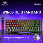 AULA WIN60/WIN68 HE – Magnetic Gaming Keyboard with Rapid Trigger, RGB & 8K