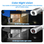ANRAN 3MP – kit de cámaras solares WiFi para exterior con visión nocturna a color