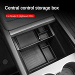 Organizadores de consola para Tesla Model 3 Highland 2025 – cajas, portavasos y bandejas