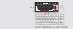 MageGee 75% – Mechanical Gaming Keyboard with Knob, Blue Backlight & Switch Options