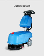 Fregadora eléctrica compacta Walk-Behind para pisos y baldosas