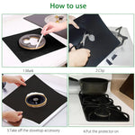 Protectores lavables para quemadores de estufa a gas – 1 o 4 unidades