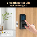 Viladepot – Smart Lock with Fingerprint, App, Passcode & Touch Keypad