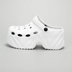 Sandalias EVA de plataforma para mujer – punta cerrada y suela gruesa