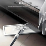 360° Flat Mop with Separate Wash & Wring Bucket