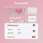 RK Royal Kludge R75 – 81-Key Gasket Mechanical Keyboard, RGB & Hot-Swap