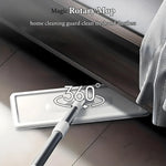 360° Flat Mop with Separate Wash & Wring Bucket