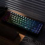 XVX M67 JadeStone – teclado mecánico inalámbrico 65% tri-modo, Gasket y RGB