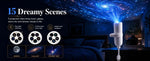 Moon Galaxy Projector – LED Starry Sky Night Light