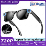 Gafas inteligentes AI con cámara 8 MP – video, traducción, Bluetooth y música