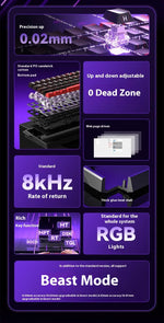 AULA WIN60/WIN68 HE – Magnetic Gaming Keyboard with Rapid Trigger, RGB & 8K