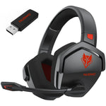 NUBWO G06 – audífonos gamer inalámbricos 2.4 GHz + Bluetooth 5.3 con micrófono