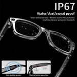 Gafas inteligentes AI con cámara 8 MP – video, traducción, Bluetooth y música