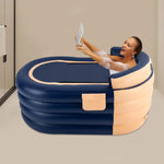 Bañera jacuzzi inflable portátil con cubierta y bomba de aire para interiores y exteriores