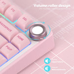 RK Royal Kludge R75 – 81-Key Gasket Mechanical Keyboard, RGB & Hot-Swap