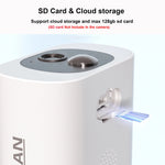 ANRAN 2K – cámara de seguridad solar WiFi 3/5MP con visión nocturna a color