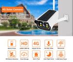 Cámara de seguridad solar 4G LTE 1080P – visión nocturna, batería y alarma PIR