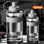 Sports Water Bottle with Straw – 600 ml, 1 L, 1.5 L & 2 L
