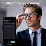 Gafas inteligentes AI con cámara 8 MP – video, traducción, Bluetooth y música