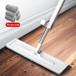 38 cm 360° Flat Spin Mop with Folding Bucket