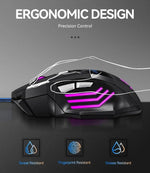 7D RGB Wired Gaming Mouse – Ergonomic Design for PC & Laptop