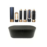 Set profesional 5 en 1 de secado y peinado – cepillo, rizador y alisador