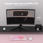RK Royal Kludge R75 – 81-Key Gasket Mechanical Keyboard, RGB & Hot-Swap