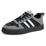 Tenis casuales tipo skate para hombre – corte bajo y suela antideslizante