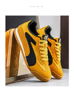 Tenis retro estilo German Trainer para hombre – suela suave y transpirable