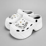 Zuecos de plataforma alta 9 cm para mujer – EVA y múltiples diseños
