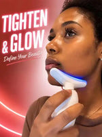 Dispositivo portátil para rostro y cuello – masaje vibratorio para cuidado facial