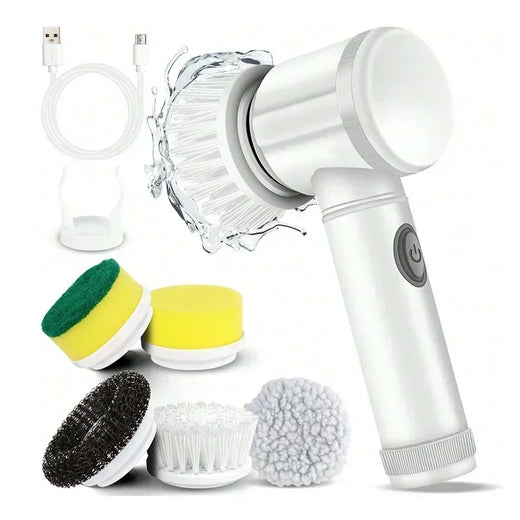 Zhopu SpinClean Max™ 5-in-1 Electric Scrubber