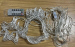 Cortina de luces navideñas LED con control remoto – 8 modos
