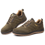 Zapatos casuales de gamuza para hombre – estilo retro antideslizante