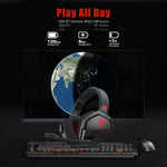 NUBWO G06 – audífonos gamer inalámbricos 2.4 GHz + Bluetooth 5.3 con micrófono