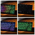 XVX M67 JadeStone – teclado mecánico inalámbrico 65% tri-modo, Gasket y RGB