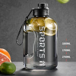 Botella deportiva de gran capacidad 1.7/2.7 L – gimnasio y viaje