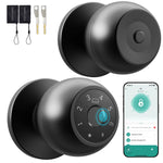 YFK 5 en 1 – pomo inteligente Tuya con huella, contraseña, tarjeta, llave y app