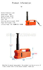 12 V Electric Hydraulic Car Jack – 3 or 5 Ton