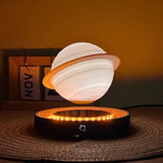 Lámpara levitante magnética – Saturno, Luna, bombilla y filamento decorativo