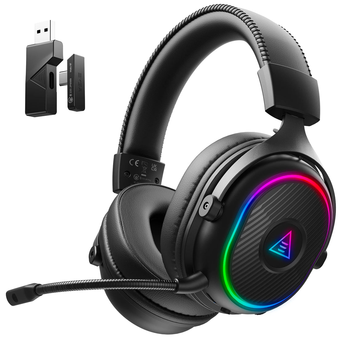 OneOdio EKSA MaKo BT – Low-Latency 20 ms Wireless Gaming Headset
