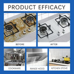 Kitchen Surfaces Degreaser Instantly Dissolves Stubborn Kitchen Grease. Sparkling Clean Professional Kitchen