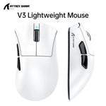 ATTACK SHARK V3 Pro – mouse gamer inalámbrico 25K DPI con base magnética