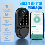 Cerrojo inteligente Bluetooth – huella, contraseña, tarjeta IC, llave y app