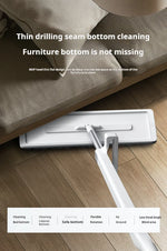 38 cm 360° Flat Spin Mop with Folding Bucket