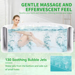 Jacuzzi inflable poligonal para 4–6 personas con 130 AirJets y PVC resistente a fugas