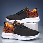 Tenis deportivos unisex de malla degradada – ligeros y amortiguados